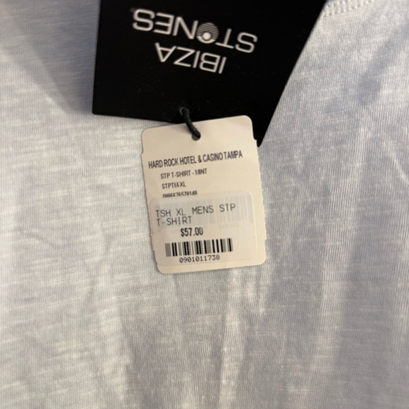 NWT Hard Rock X Ibiza Stones Studded Graphic Tshirt - Picture 4 of 5